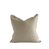 Cotton Velvet Cover Taupe