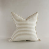 Linen Cushion Cover Natural Ticking 20 x 20