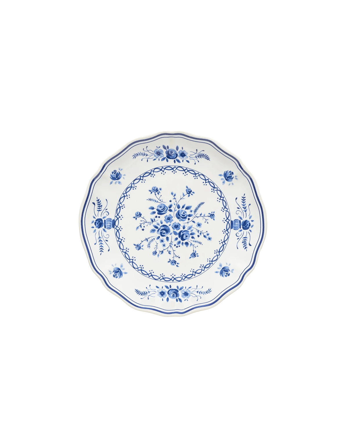 Filet Blue Floral Small Plate - Faire Living