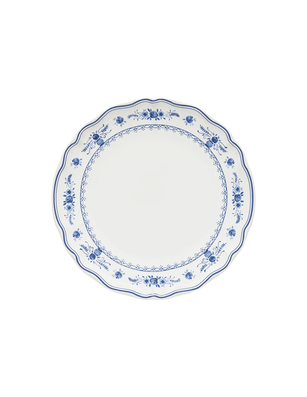 Filet Blue Floral Dinner Plate - Faire Living