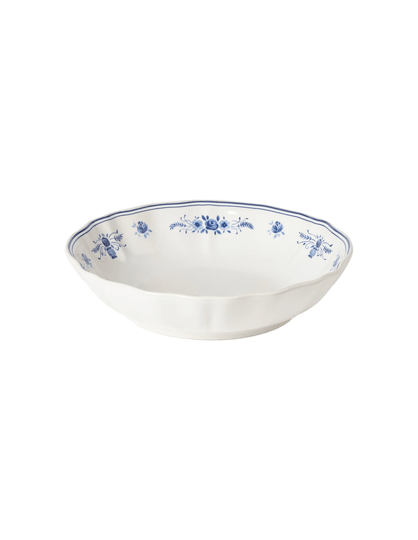 Filet Blue Floral Pasta Bowl - Faire Living