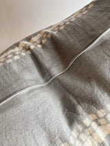 20" Grey Dye Handwoven Cotton Cushion Cover