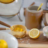 Gold & Teakwood Measuring Cups