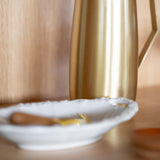 Fanette White Porcelain Floral Serving Bowl