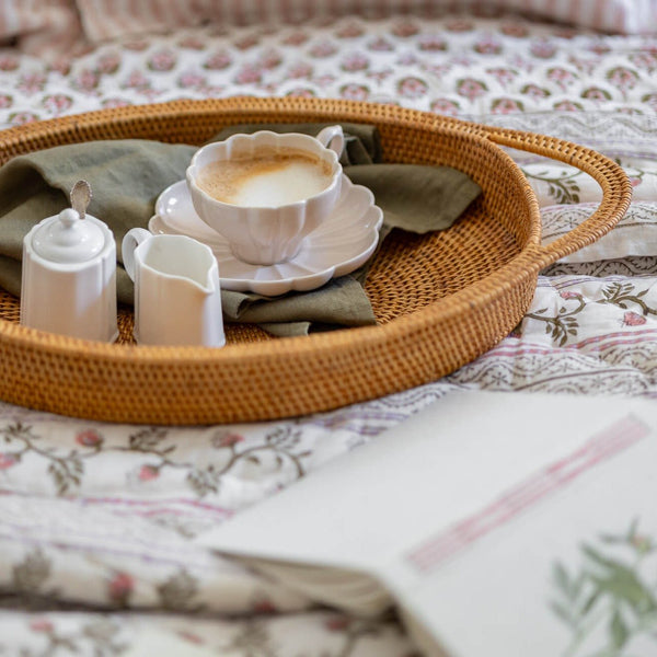 Pink Bouquet Teacup & Saucer - Faire Living