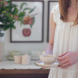 Pink Bouquet Teacup & Saucer