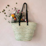 Black Long Handled French Basket - Faire Living