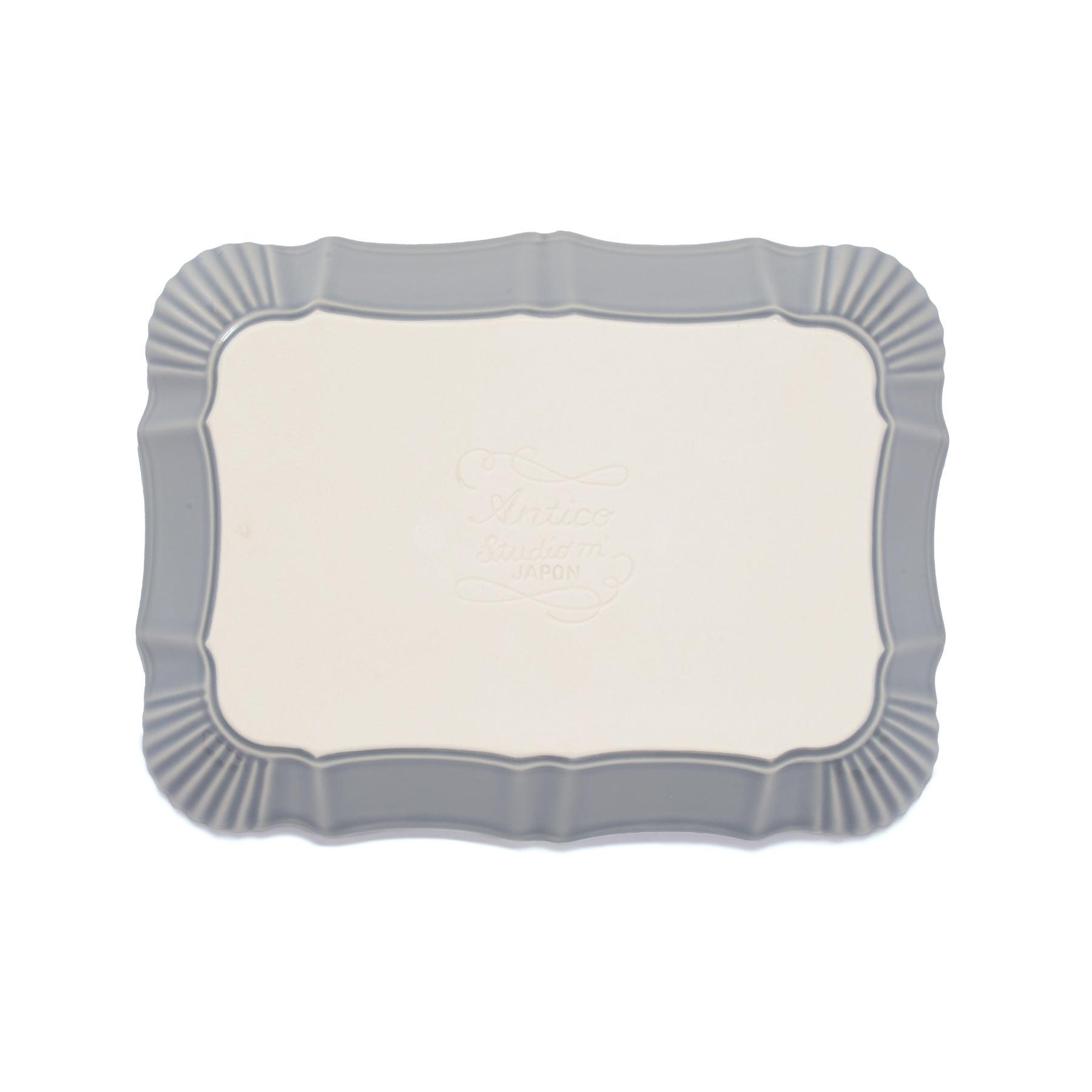 Grey Fluted Porcelain Baking Dish - Faire Living