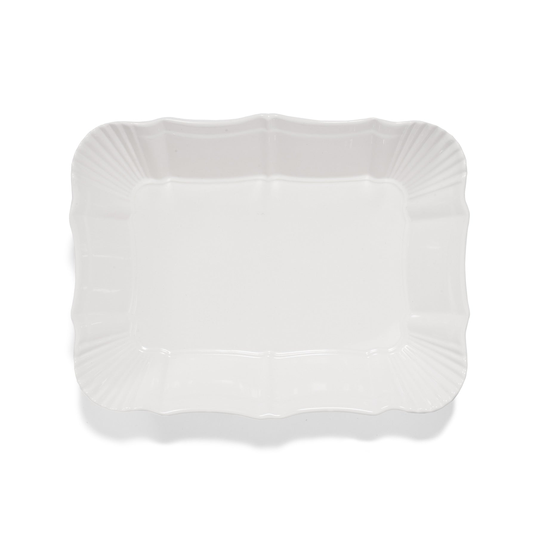 White Fluted Porcelain Baking Dish - Faire Living