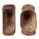 Antique European Wooden Dough Bowls - Faire Living