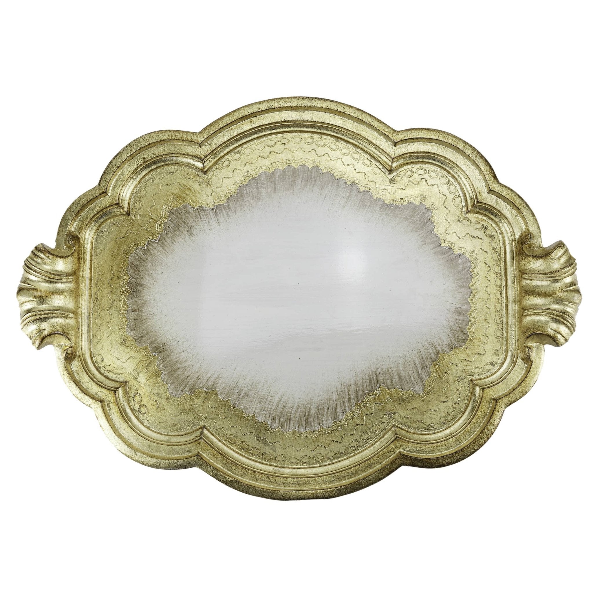 Antique Florentino Wooden Tray - Faire Living