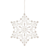 Lace Snowflake Ornament No. II — German Plauen Lace