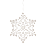 Lace Snowflake Ornament No. II — German Plauen Lace