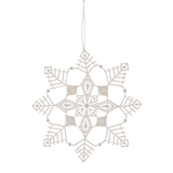 Lace Snowflake Ornament No. I — German Plauen Lace