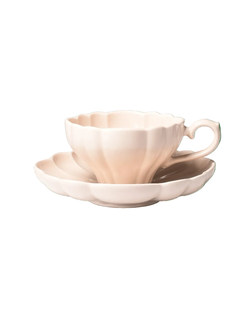 Pink Bouquet Teacup & Saucer