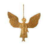 Lady Angel Brass Ornament