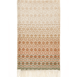 British Wool Green Ombre Throw