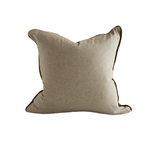 Cotton Velvet Cover Walnut - Faire Living