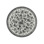 Black Regal Peacock Large Plate - Faire Living