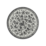 Black Regal Peacock Large Plate - Faire Living