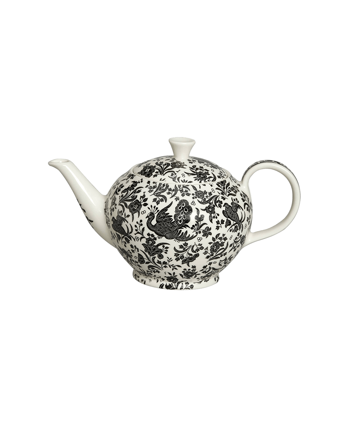 Black Regal Peacock Large Windsor Teapot - Faire Living