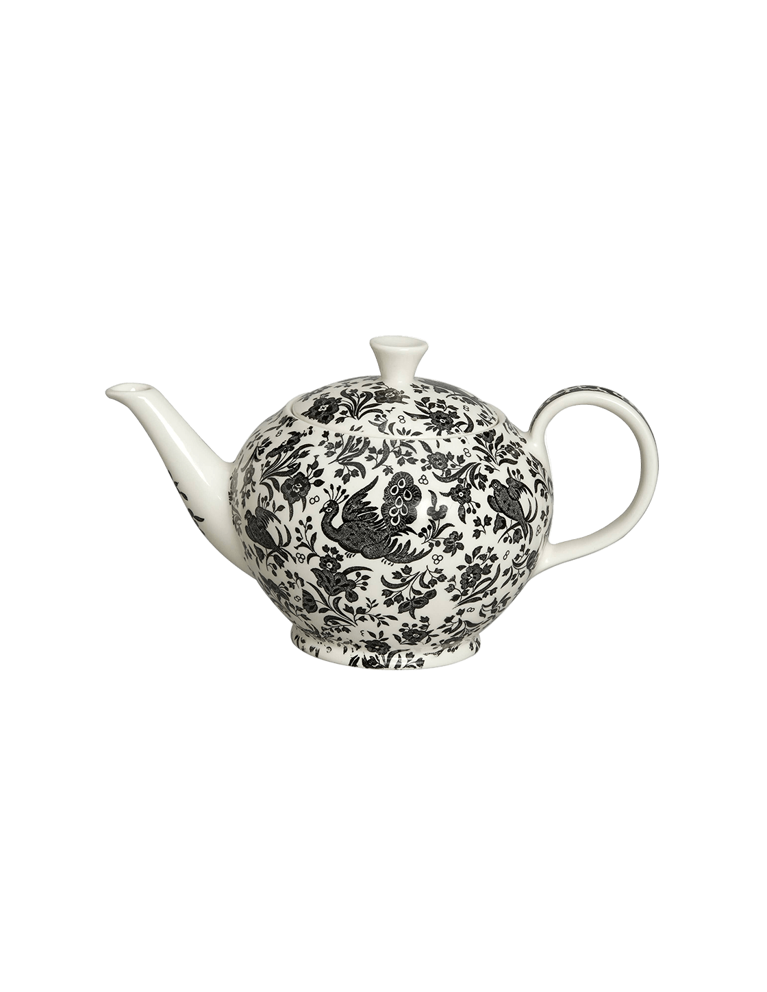 Black Regal Peacock Large Windsor Teapot - Faire Living
