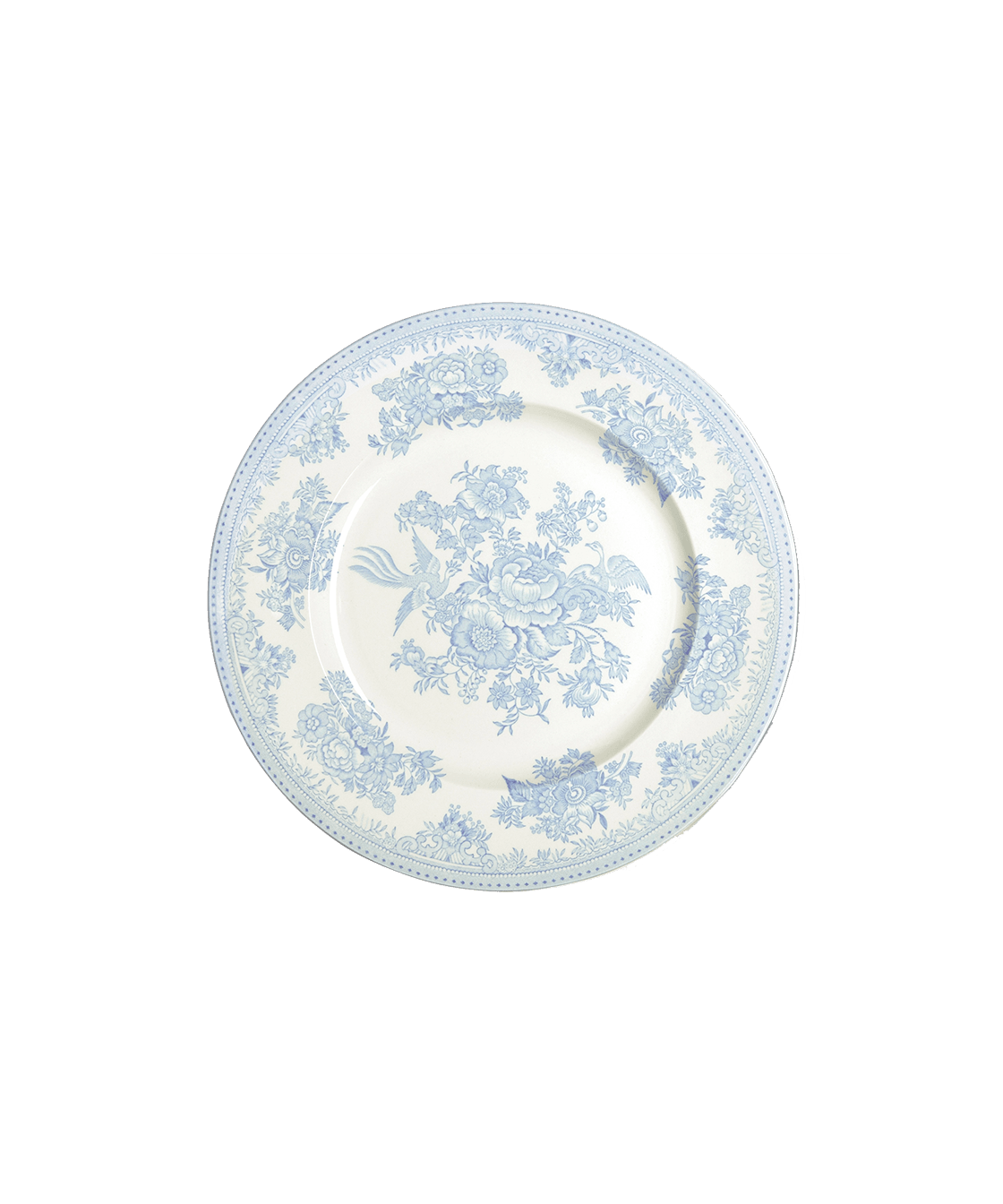 Blue Asiatic Pheasants Medium Plate - Faire Living