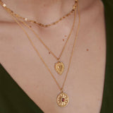 Aphrodite 24k Gold Plated Heart Necklace - Faire Living