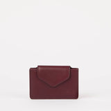 Harmonica Wallet - Dark Cherry Classic Leather - Faire Living