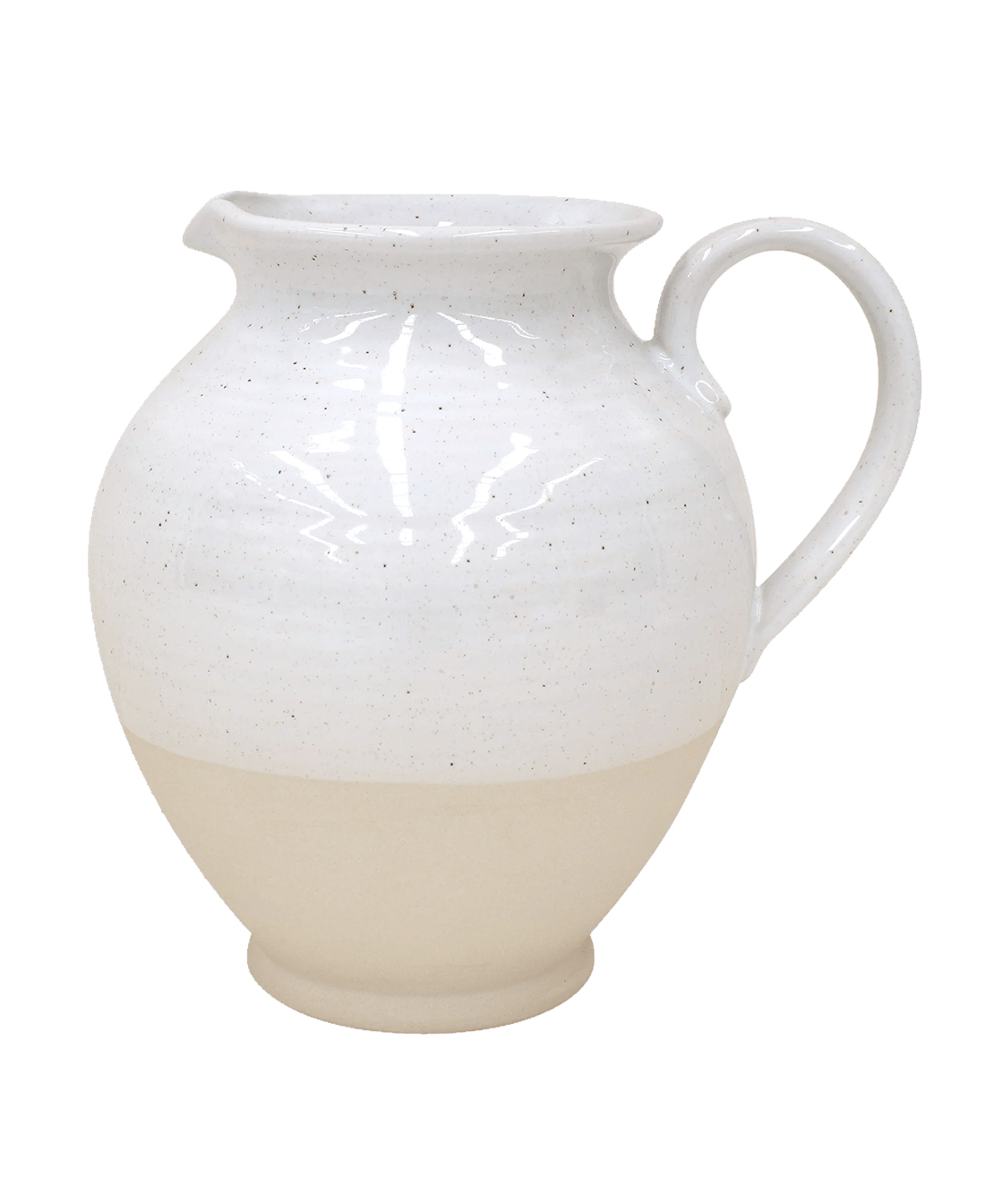 Fattoria White Jug Pitcher - Faire Living