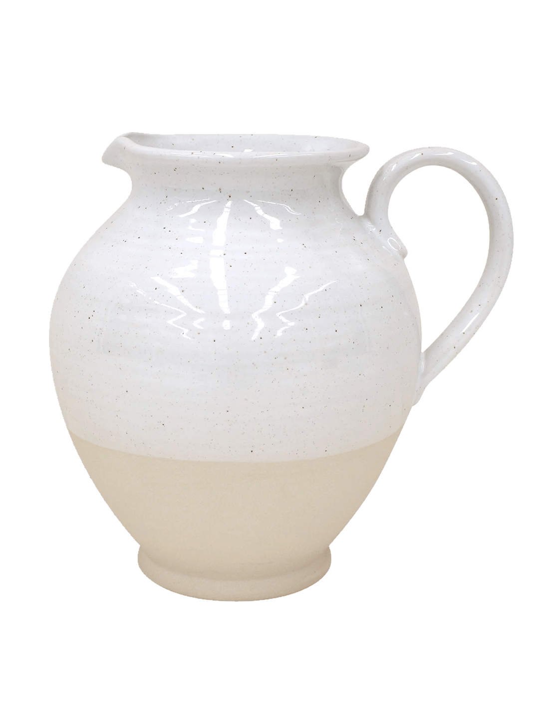 Fattoria White Jug Pitcher - Faire Living
