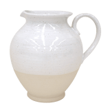 Fattoria White Jug Pitcher - Faire Living
