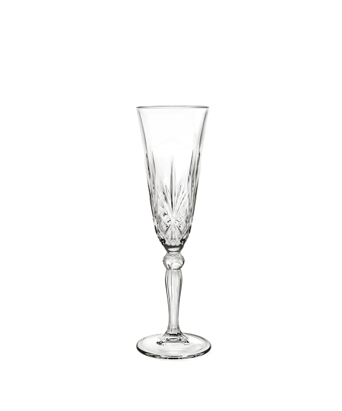 Italian Crystal Champagne Flute - Faire Living