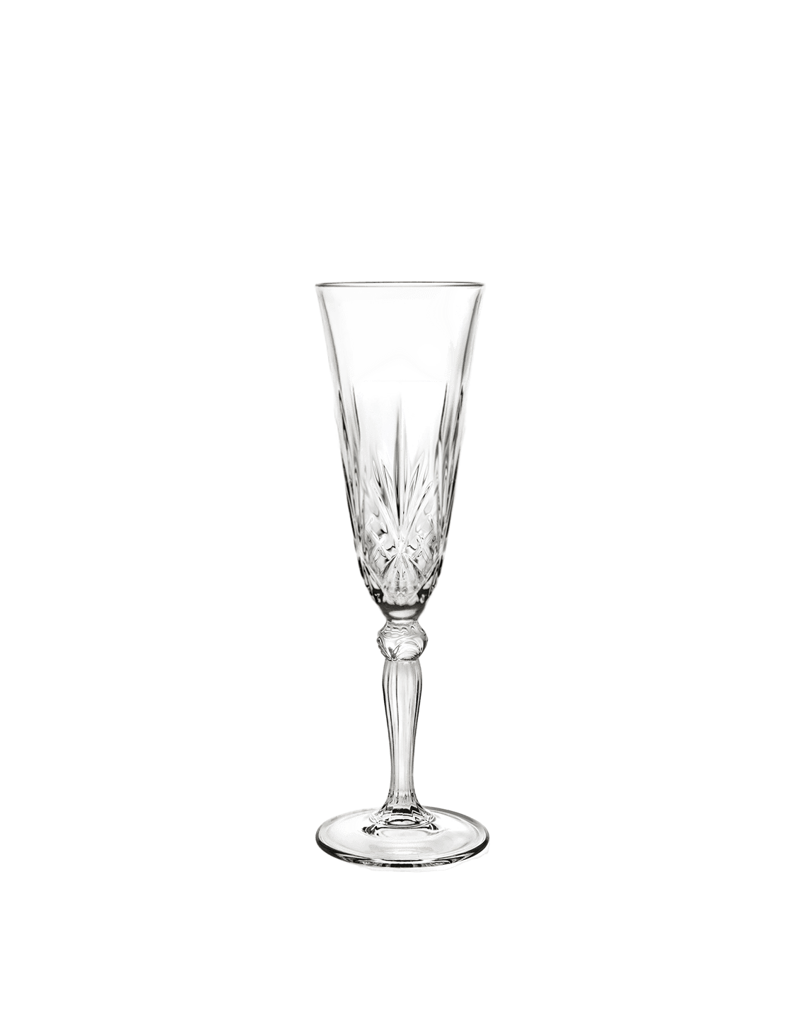 Italian Crystal Champagne Flute - Faire Living