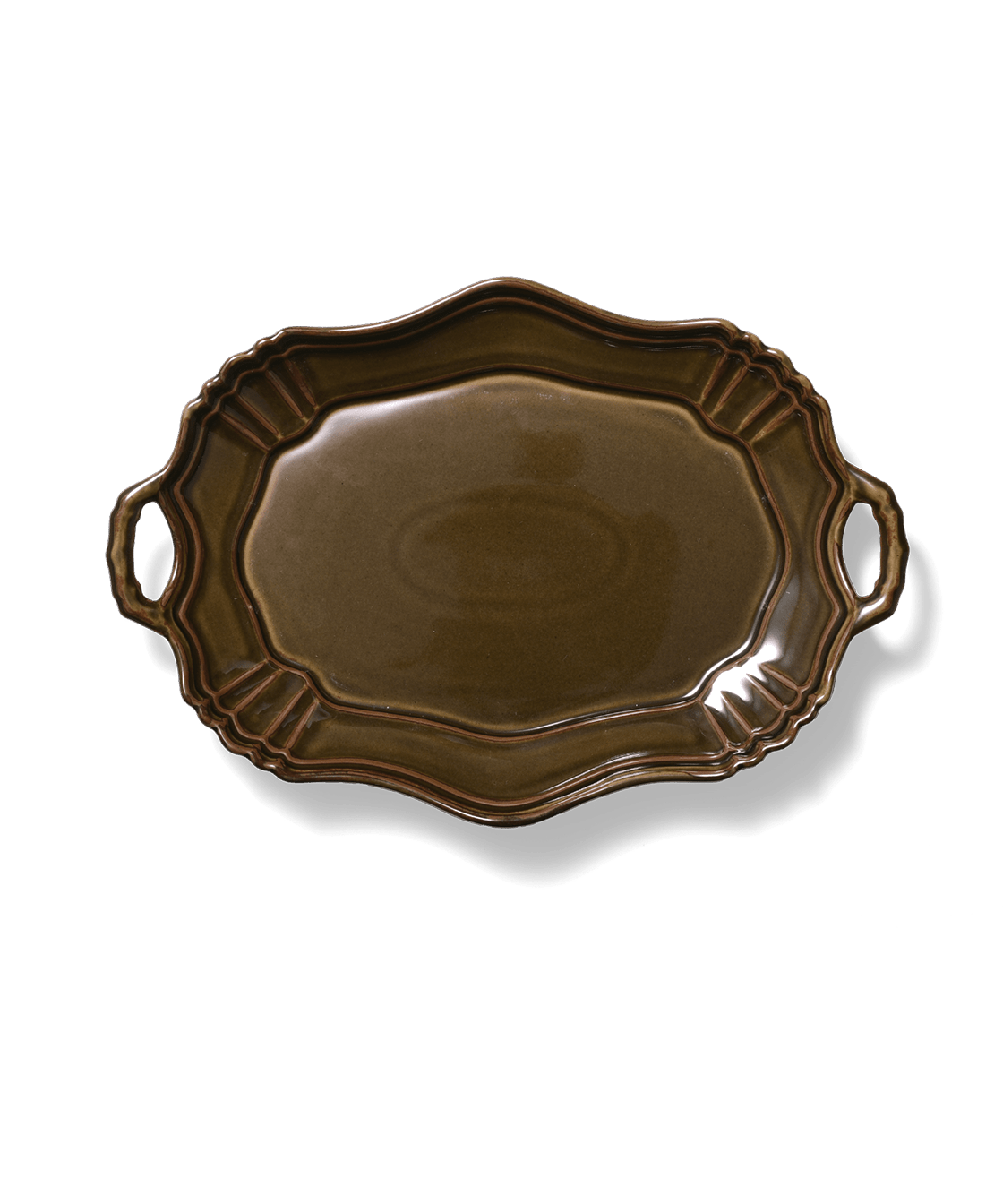 Japanese Handled Porcelain Serving Platter - Faire Living