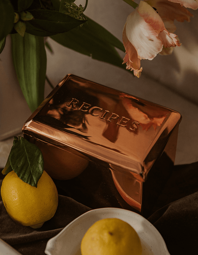 Copper Recipe Box