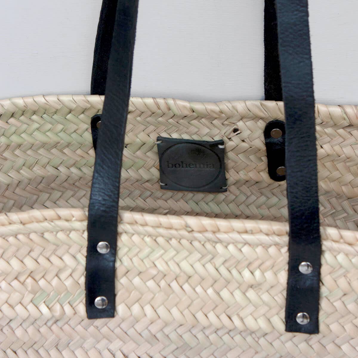 Black Long Handled French Basket - Faire Living