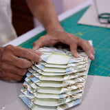 Large Blue Block Printed Gift Bags