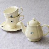 Sparrow Porcelain Teapot