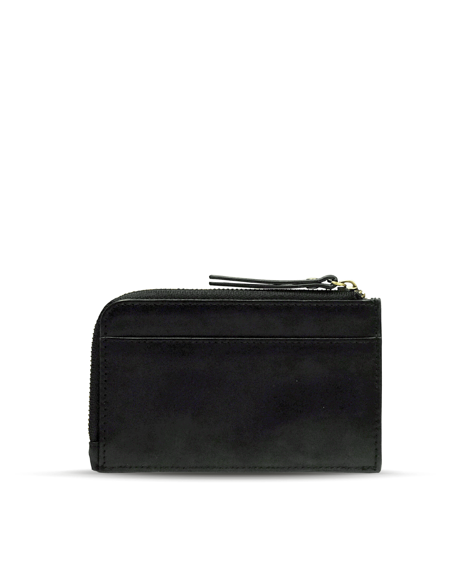 Lola Leather Coin Purse in Black - Faire Living