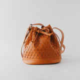 Margot Bucket Bag in Dark Tan