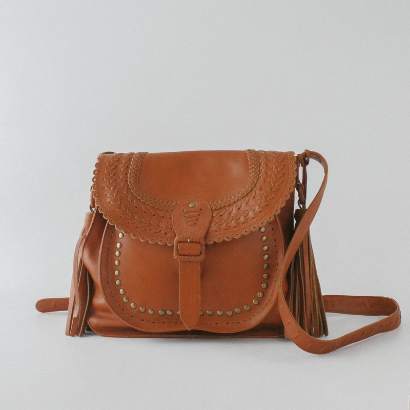 La Bonita Saddle Bag in Vintage Camel