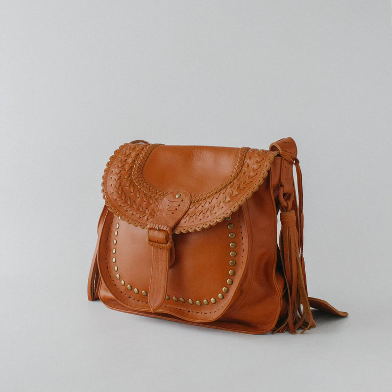 La Bonita Saddle Bag in Vintage Camel