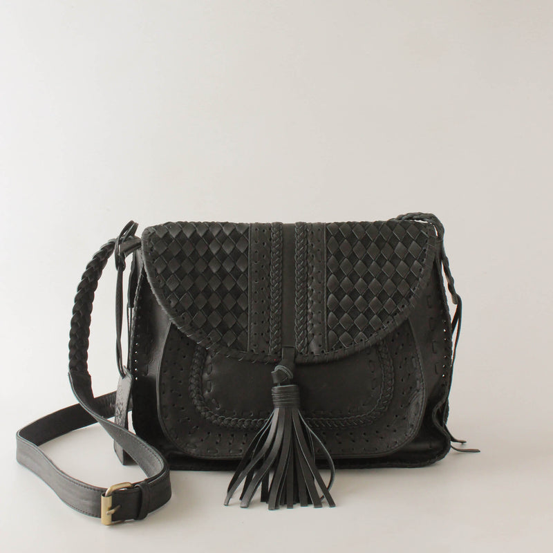 San Tropez Saddle Bag Black