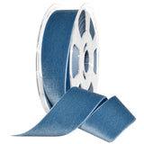 Williamsburg Blue 3/8" Swiss Velvet Ribbon