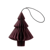 Dark Red Tree Folded Cotton Ornament