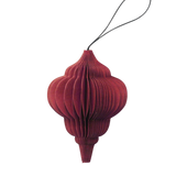 Ruby Jewel Folded Cotton Ornament