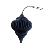 Black Jewel Folded Cotton Ornament