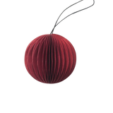 Ruby Scoop Folded Cotton Ornament