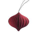 Ruby Onion Folded Cotton Ornament